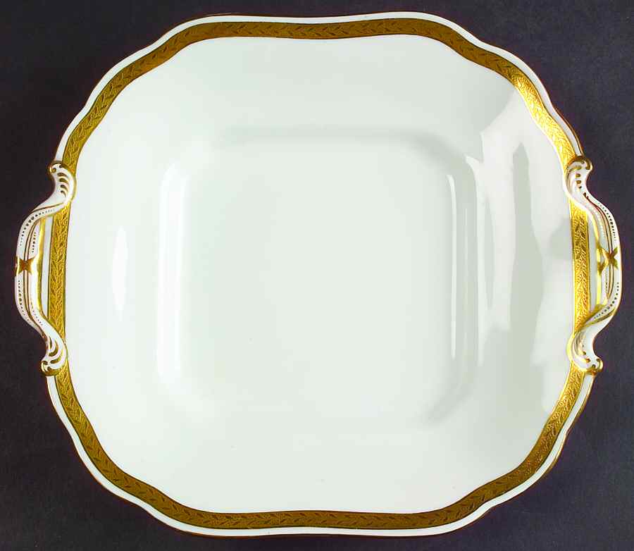 H1916 Square Handled Cake Plate by Minton-1