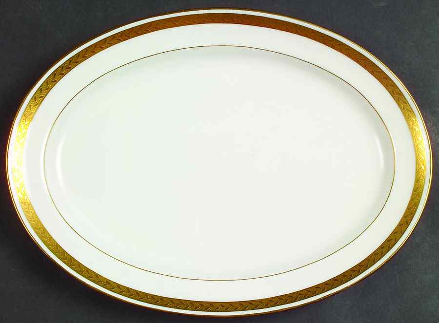 H1916 10" Oval Serving Platter by Minton-1