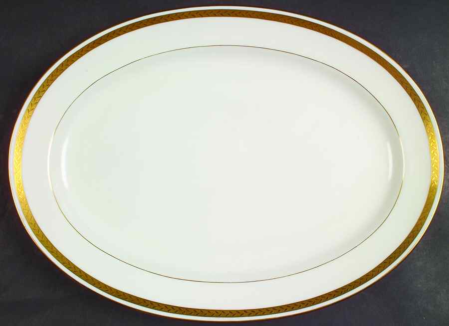 H1916 15" Oval Serving Platter by Minton-1