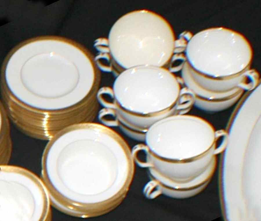 H1993 Flat Bouillon Cup & Saucer by Minton-1