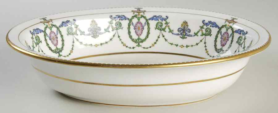 H2581 9" Oval Vegetable Bowl by Minton-1