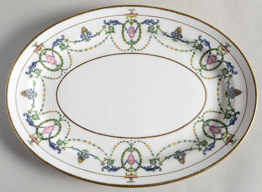 H2581 11" Oval Serving Platter by Minton-1