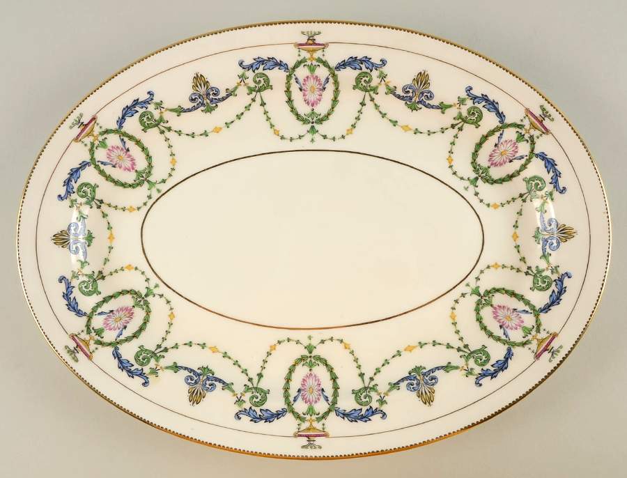 H2581 15" Oval Serving Platter by Minton-1