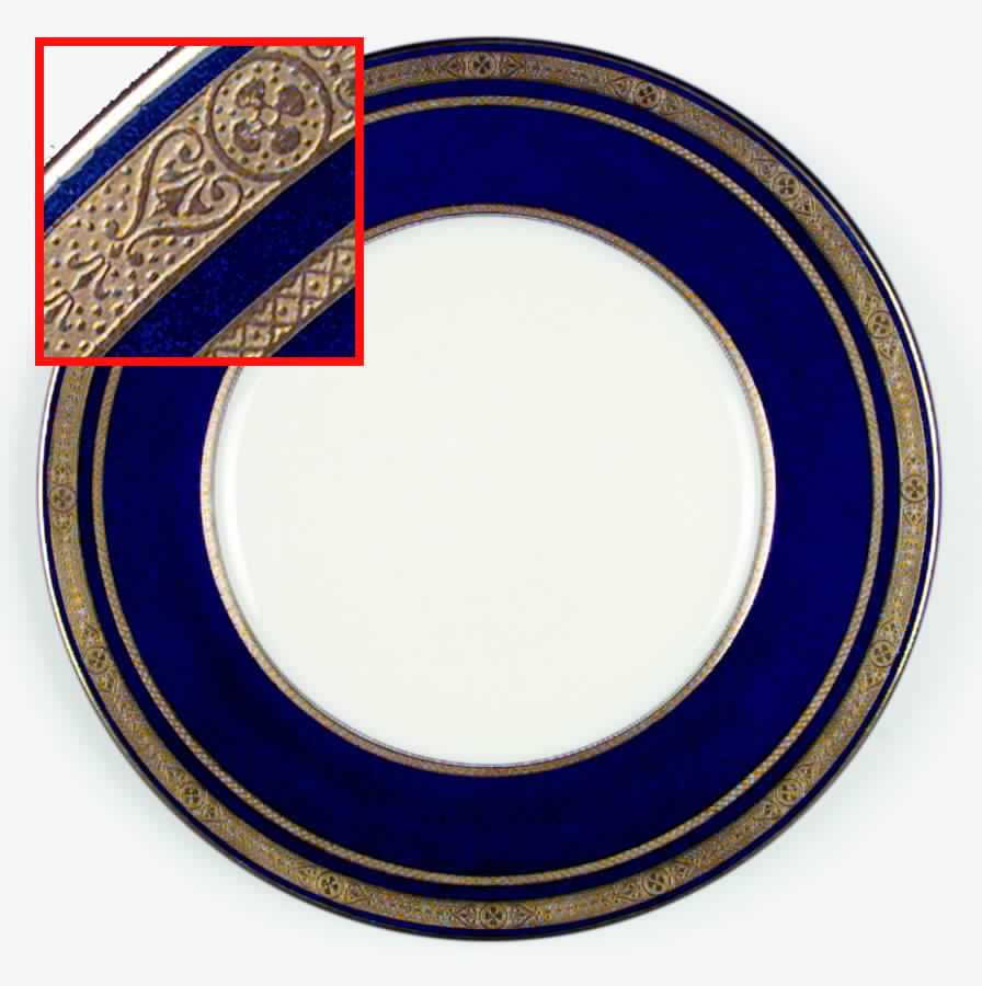 H2950 (Cobalt & Gold) Dinner Plate by Minton-1