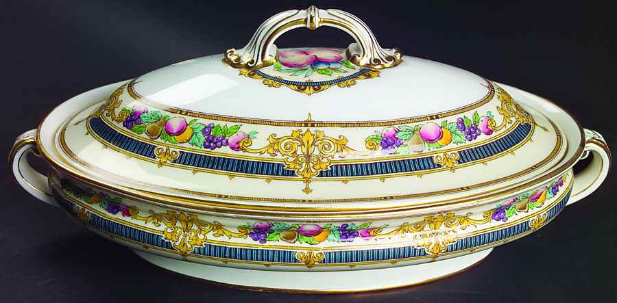H3742 Oval Covered Vegetable by Minton-1