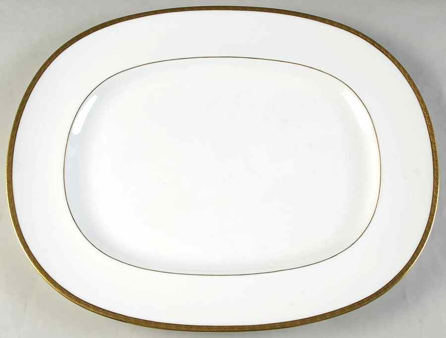 H5130 17" Oval Serving Platter by Minton-1