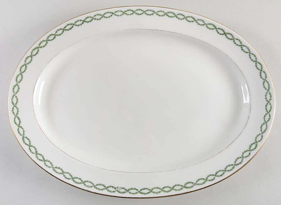 H551 15" Oval Serving Platter by Minton-1