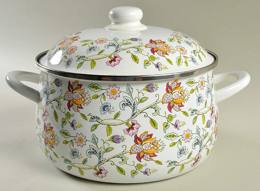 Haddon Hall 7 Quart Metal Covered Casserole by Minton-1