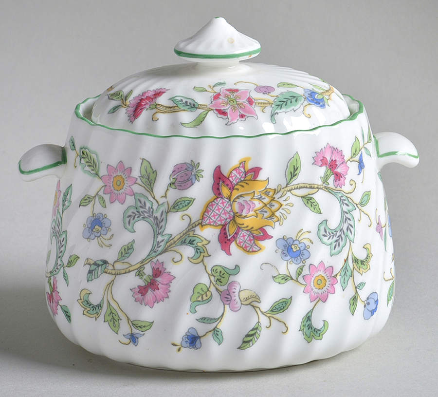 Haddon Hall Sugar Bowl & Lid by Minton-1