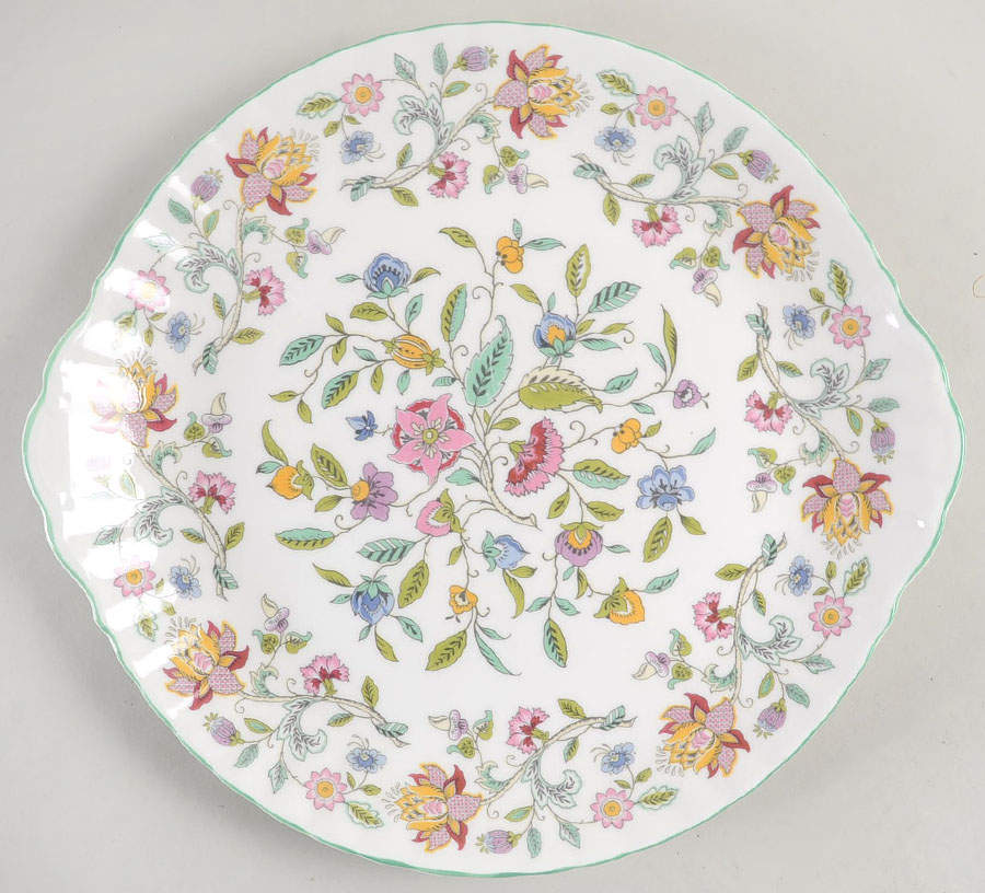 Haddon Hall Large Handled Cake Plate by Minton-1