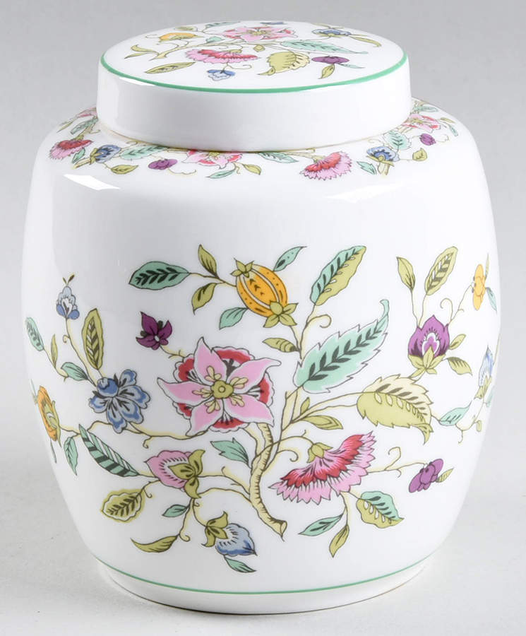 Haddon Hall Small Ginger Jar & Lid by Minton-1