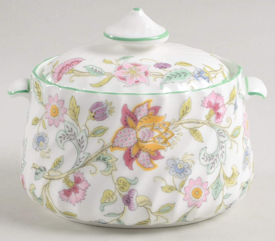 Haddon Hall Sugar Bowl & Lid by Minton-1