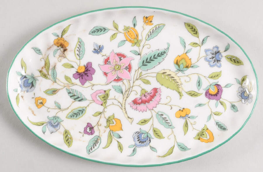 Haddon Hall 8" Oval Tray by Minton-1