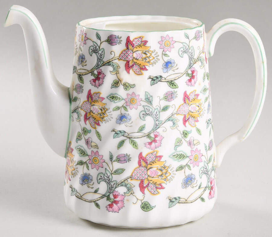 Haddon Hall Coffee Pot No Lid by Minton-1