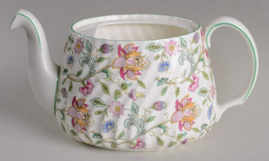 Haddon Hall Teapot No Lid by Minton-1