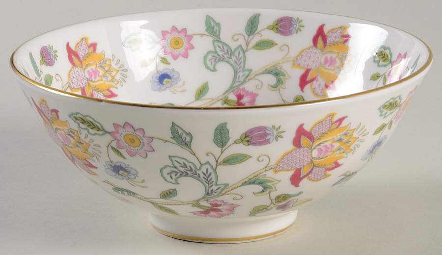 Haddon Hall Cranberry Bowl by Minton-1