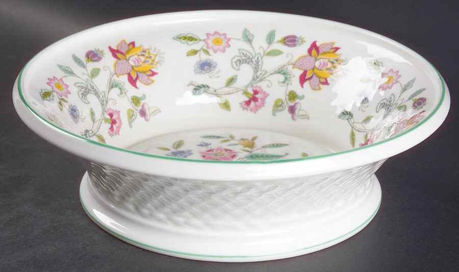 Haddon Hall Basket Bowl by Minton-1