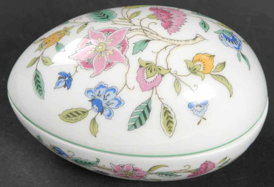 Haddon Hall Large Egg Box & Lid by Minton-1