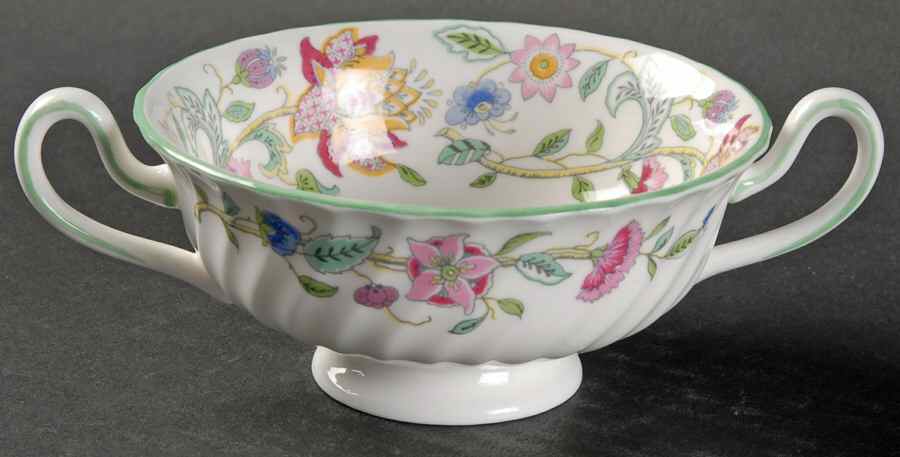 Haddon Hall Footed Cream Soup Bowl by Minton-1