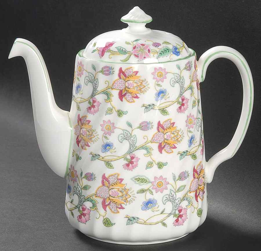 Haddon Hall Coffee Pot & Lid by Minton-1
