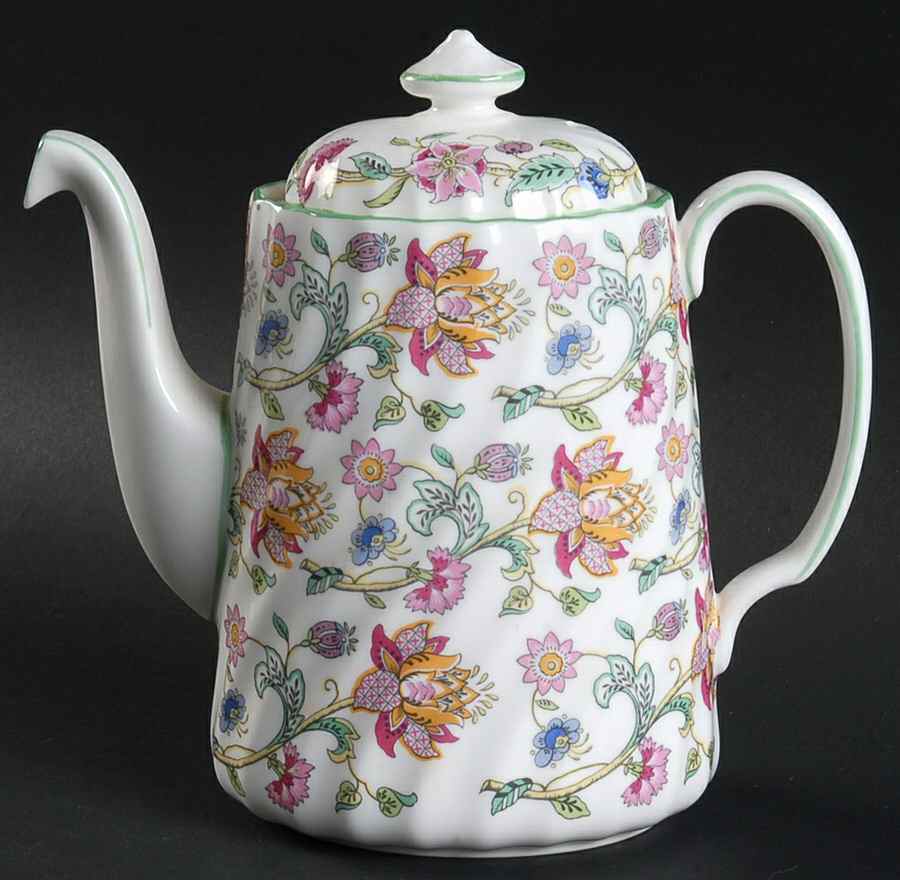 Haddon Hall Mini Coffee Pot & Lid by Minton-1
