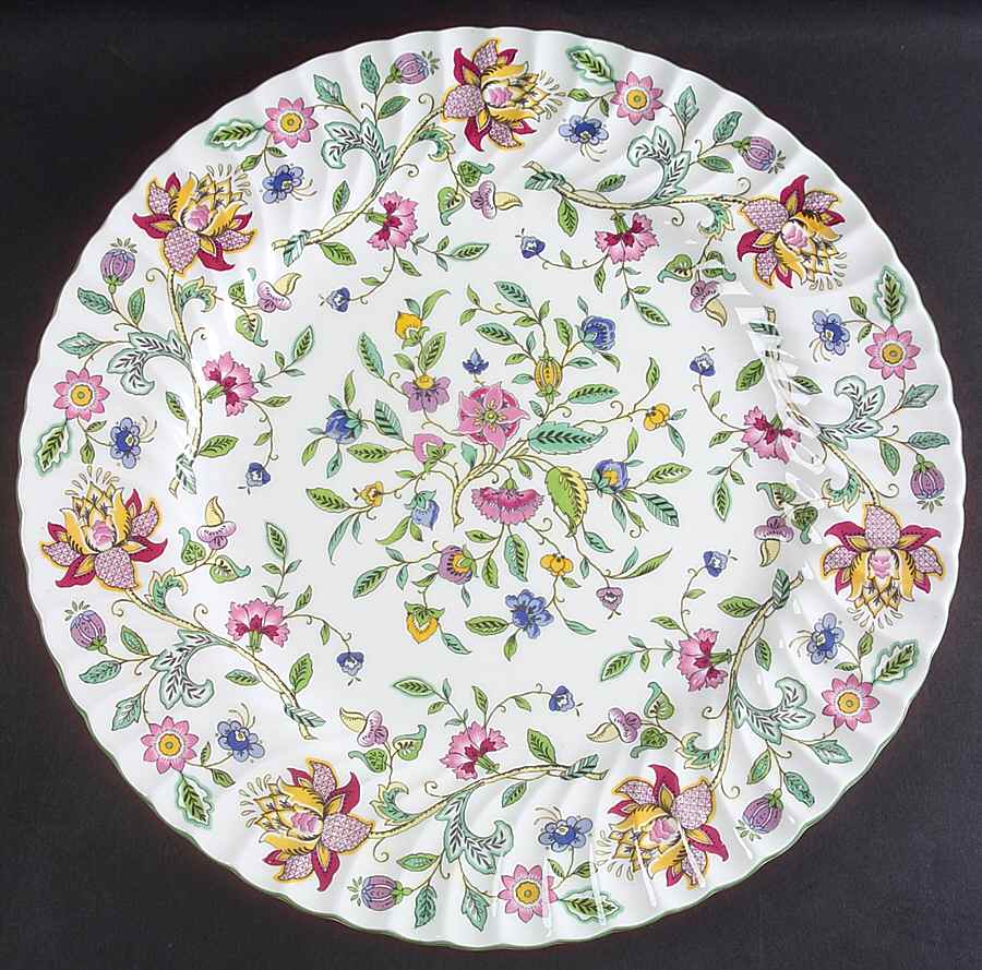 Haddon Hall 15" Chop Plate (Round Platter) by Minton-1