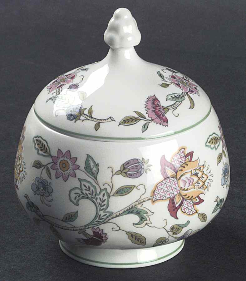 Haddon Hall Footed Bon Bon & Lid by Minton-1