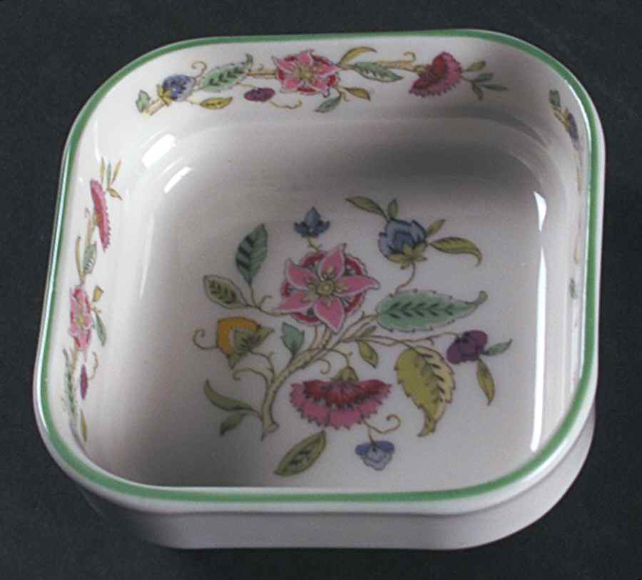 Haddon Hall Small Square Ashtray by Minton-1