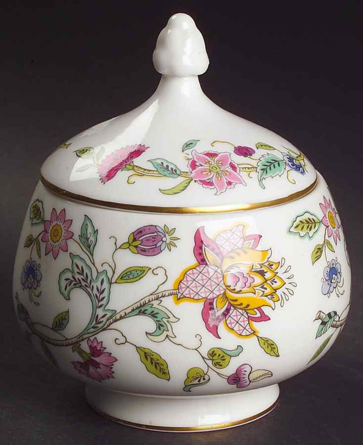 Haddon Hall Footed Bon Bon & Lid by Minton-1