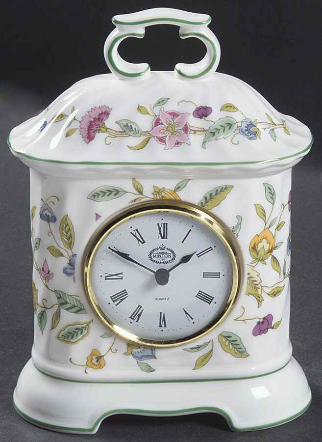 Haddon Hall Mantel Clock by Minton-1