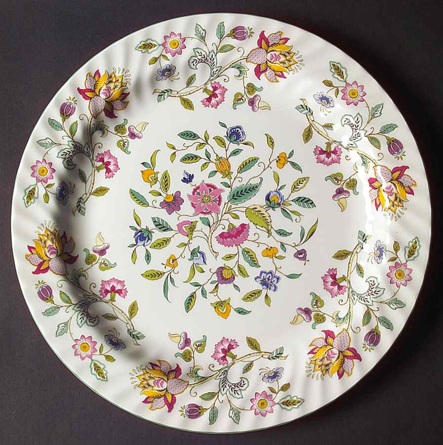Haddon Hall 13" Chop Plate (Round Platter) by Minton-1