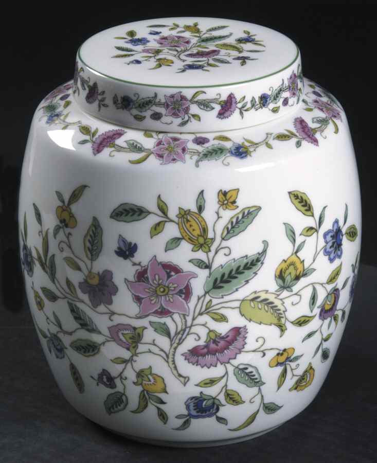 Haddon Hall Large Ginger Jar & Lid by Minton-1