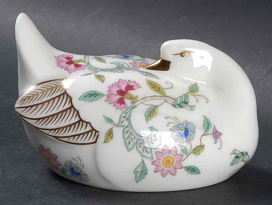Haddon Hall Goose Figurine by Minton-1