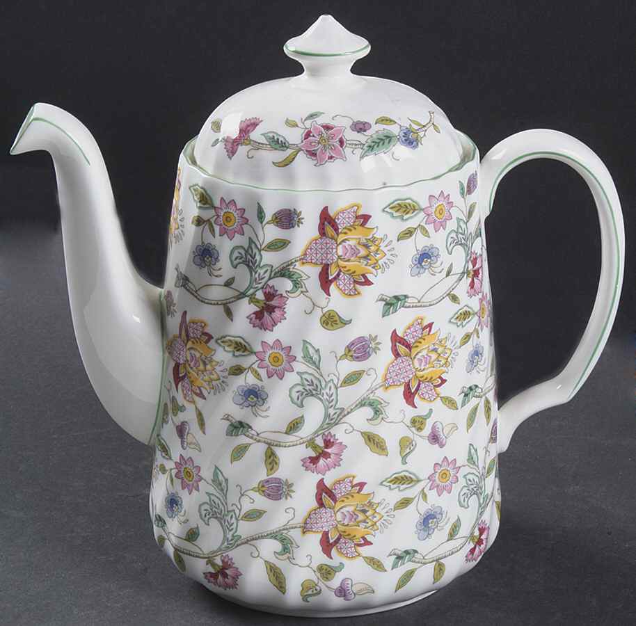 Haddon Hall Coffee Pot & Lid by Minton-1