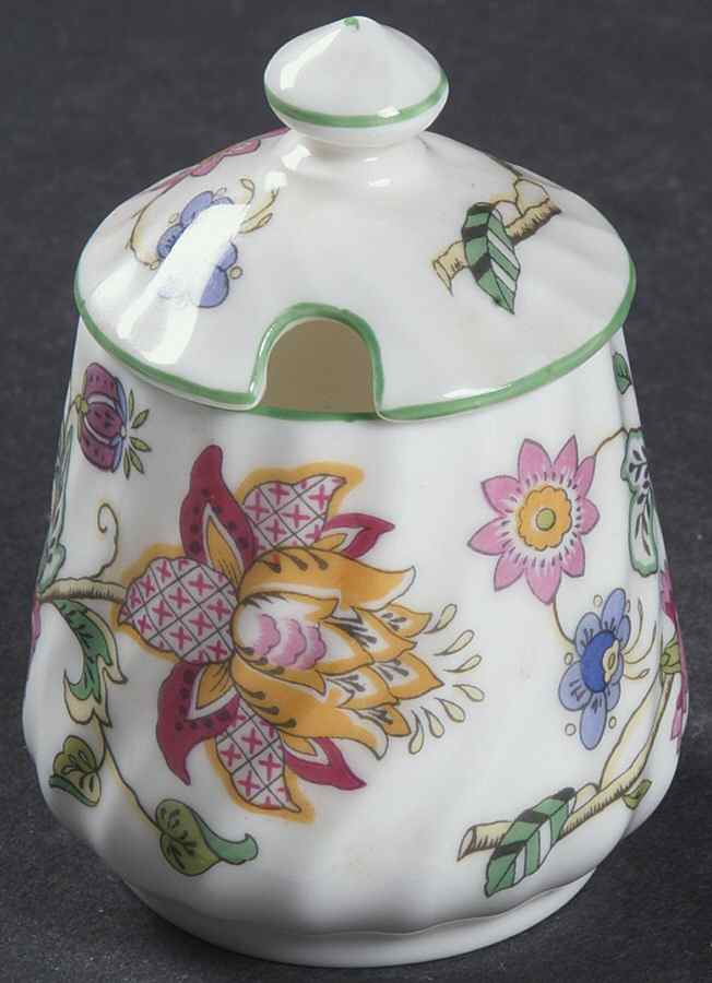 Haddon Hall Mustard Jar & Lid by Minton-1