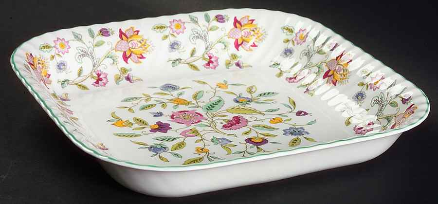 Haddon Hall 10" Square Vegetable Bowl by Minton-1