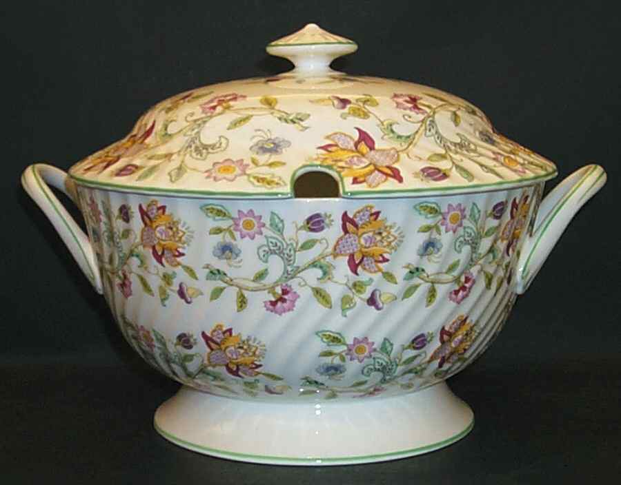 Haddon Hall Tureen &  Lid by Minton-1