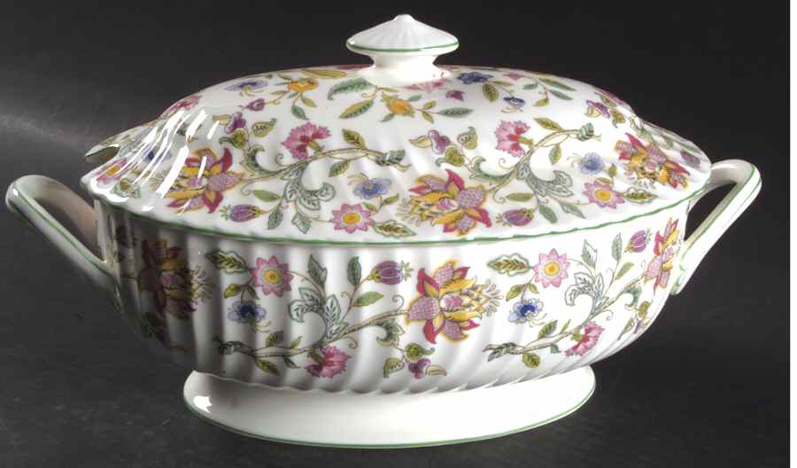 Haddon Hall Oval Tureen & Lid by Minton-1