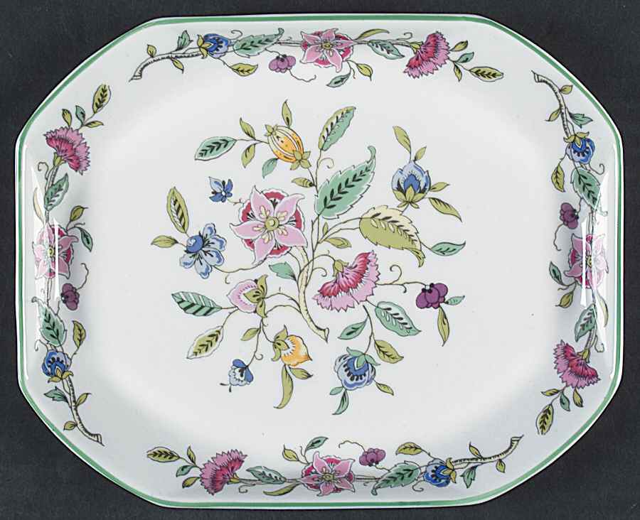 Haddon Hall Octagonal Tray by Minton-1