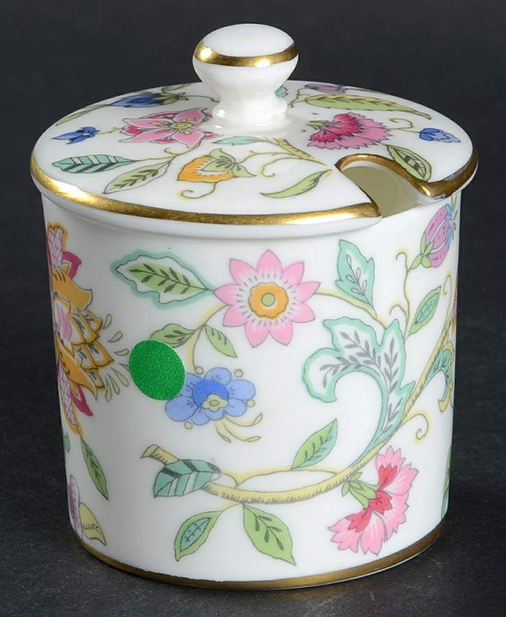 Haddon Hall Mustard Jar & Lid by Minton-1