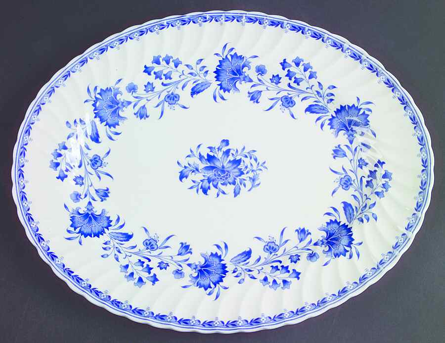 Hardwicke Hall 12" Oval Serving Platter by Minton-1