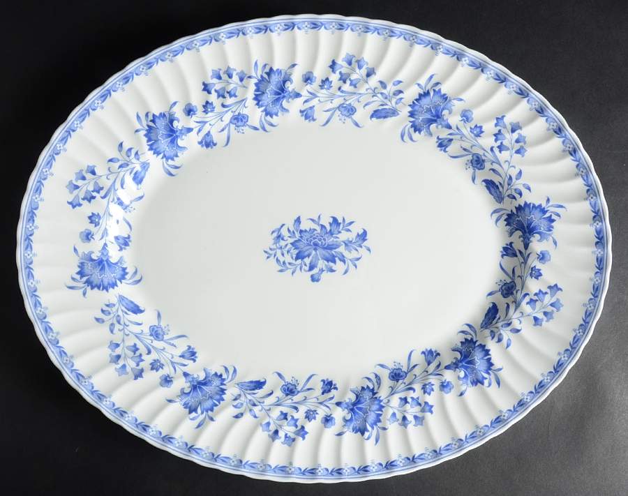Hardwicke Hall 17" Oval Serving Platter by Minton-1