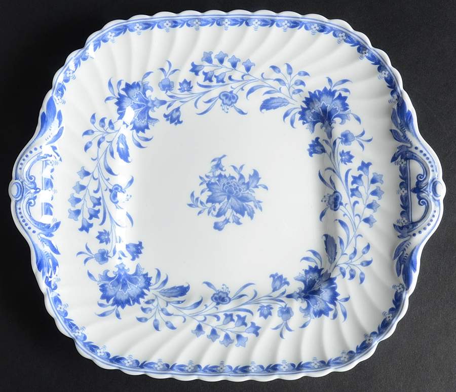 Hardwicke Hall Square Handled Cake Plate by Minton-1