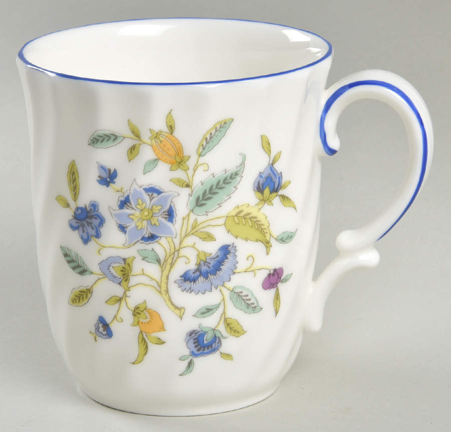 Haddon Hall Blue (Blue Trim) Mug by Minton-1