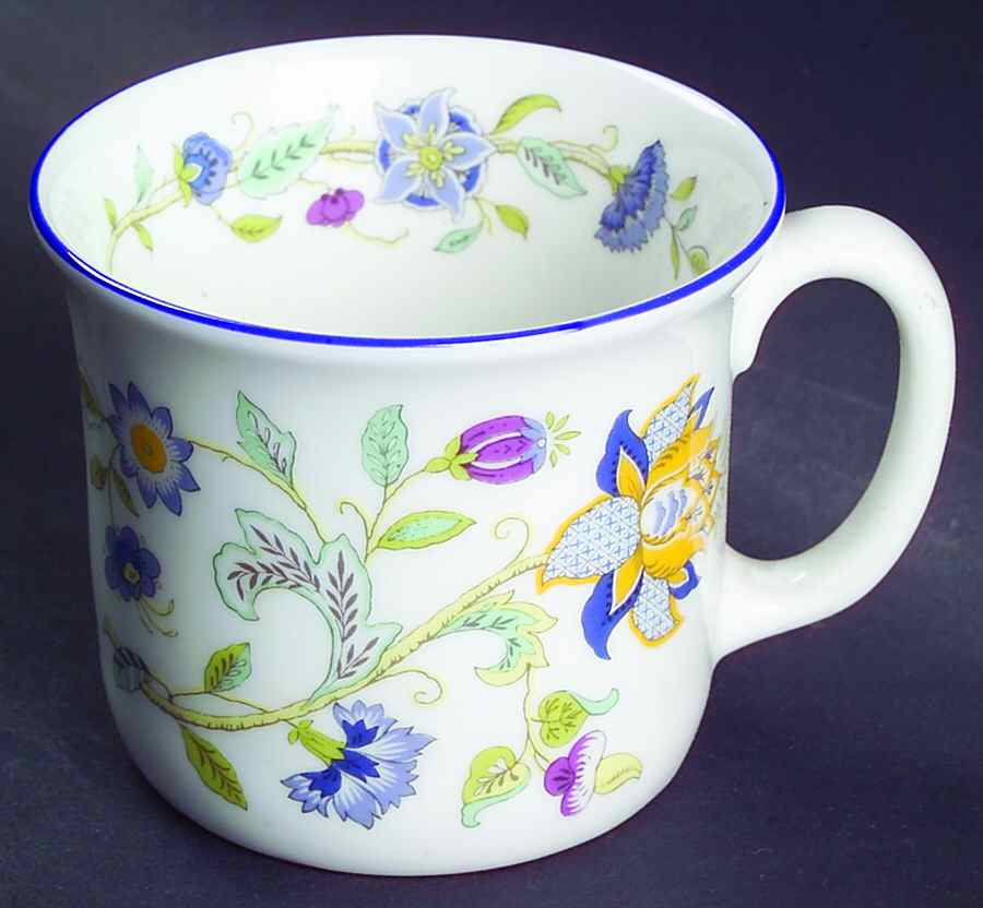 Haddon Hall Blue (Blue Trim) Mug by Minton-1