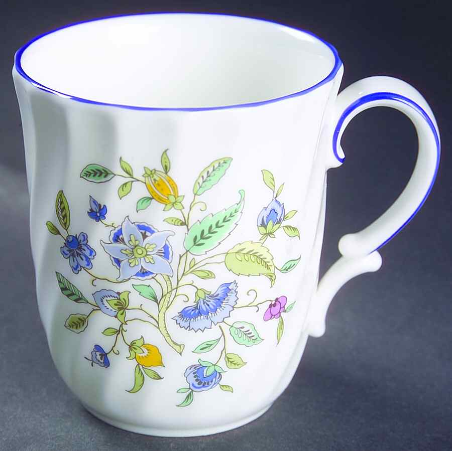 Haddon Hall Blue (Blue Trim) Mug by Minton-1