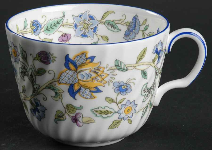 Haddon Hall Blue (Blue Trim) Breakfast Cup by Minton-1