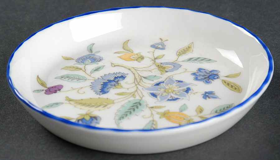 Haddon Hall Blue (Blue Trim) Coaster by Minton-1