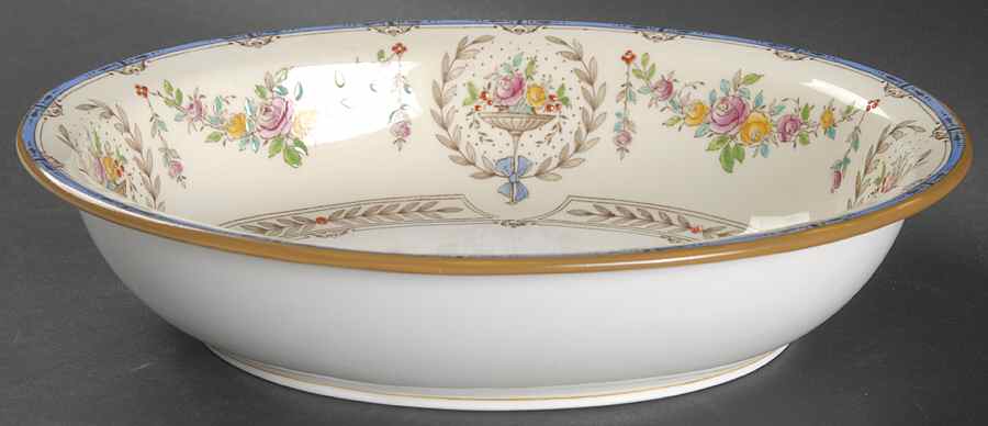 Hampshire Multicolor 9" Oval Vegetable Bowl by Minton-1