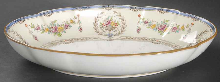 Hampshire Multicolor 10" Oval Vegetable Bowl by Minton-1